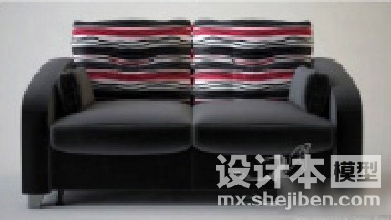 双人沙发3d模型下载