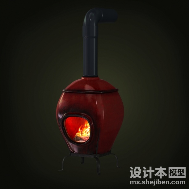 壁炉3d模型下载