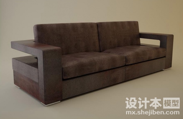 双人沙发3d模型下载