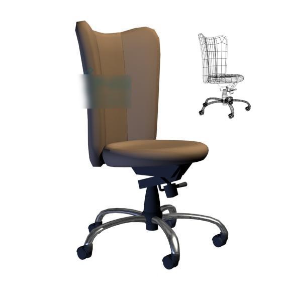 办公椅3d模型下载
