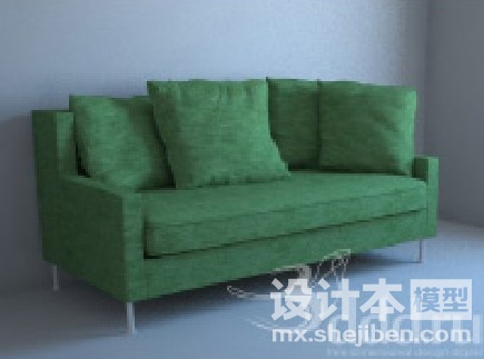 双人沙发3d模型下载