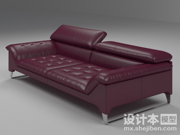 双人沙发3d模型下载