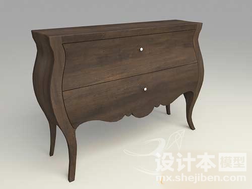 梳妆台3d模型下载