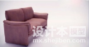 双人沙发3d模型下载