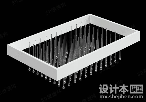 吸顶灯3d模型下载