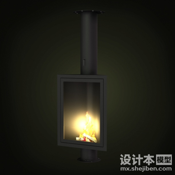 壁炉3d模型下载