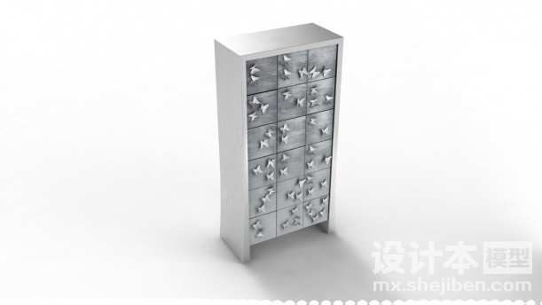 玄关柜3d模型下载