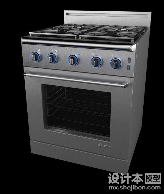 电烤箱3d模型下载