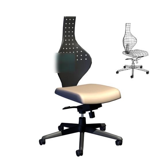 办公椅3d模型下载