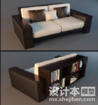 双人沙发3d模型下载