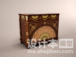 展示柜3d模型下载
