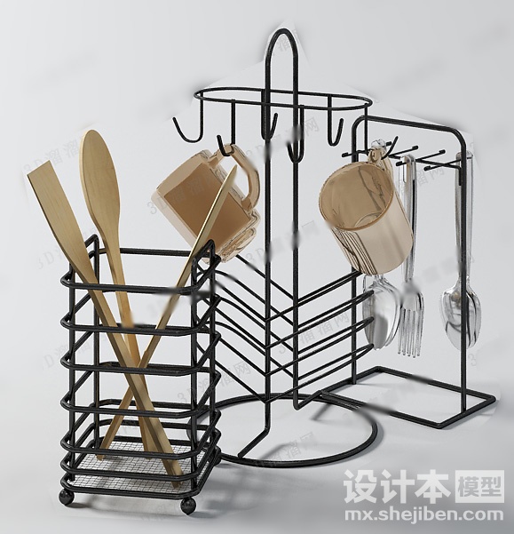 厨房用具3d模型下载