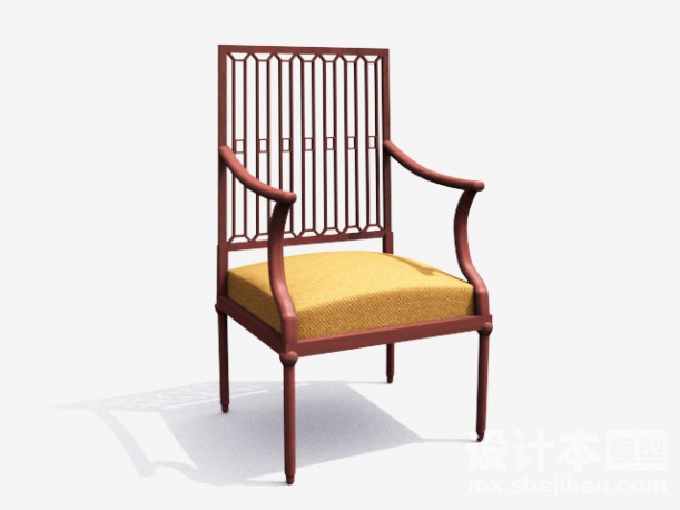 休闲椅3d模型下载