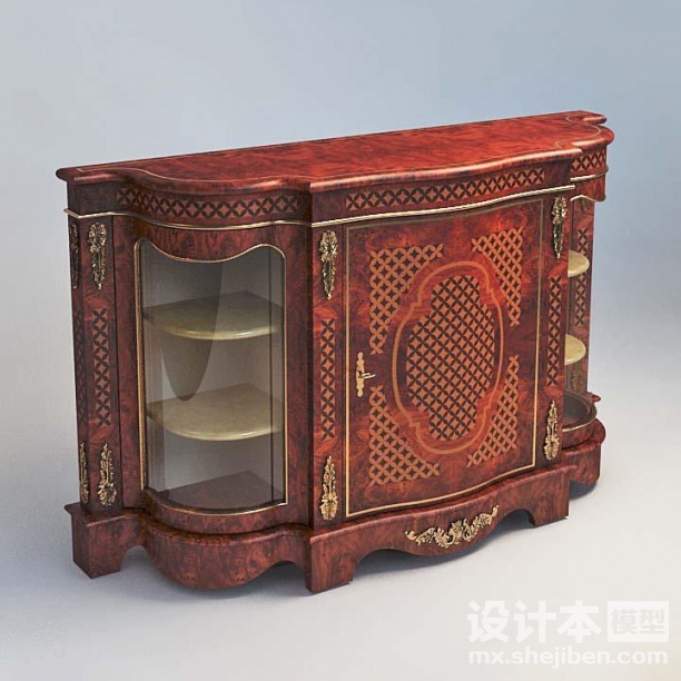 梳妆台3d模型下载
