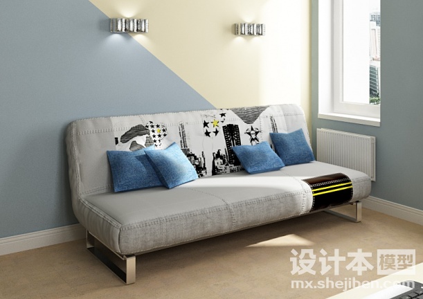 多人沙发3d模型下载