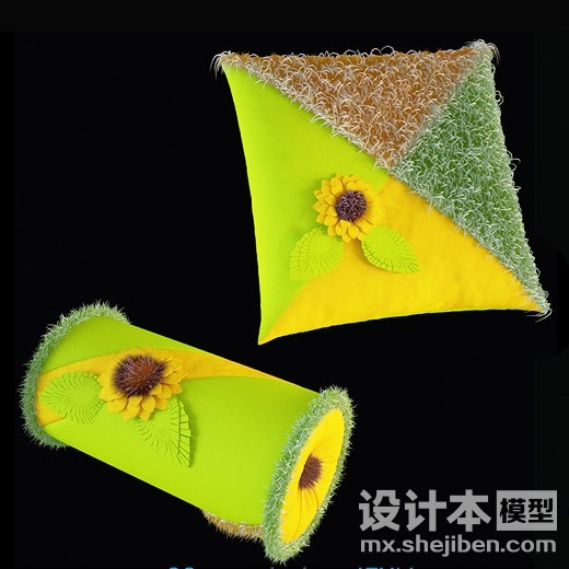 靠垫3d模型下载
