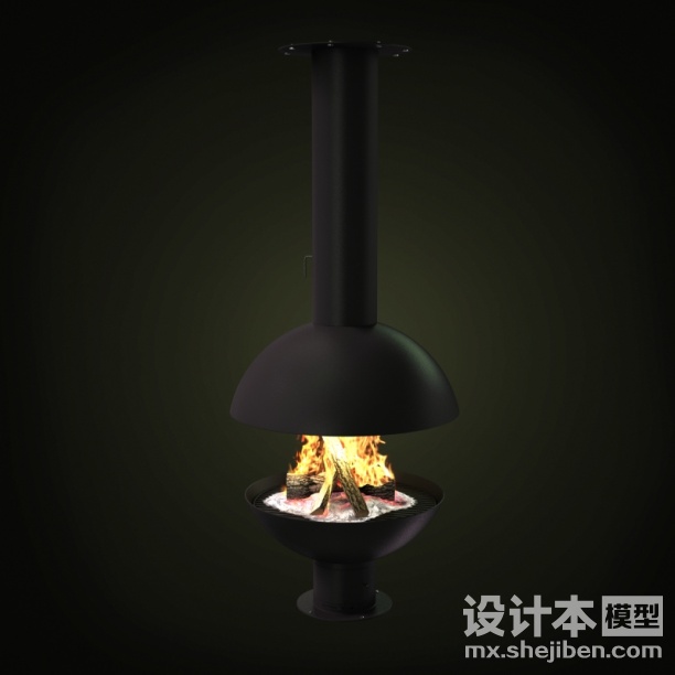 壁炉3d模型下载