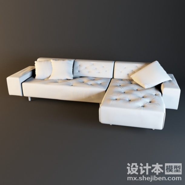 多人沙发3d模型下载