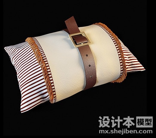 创意时尚靠枕抱枕3d模型下载