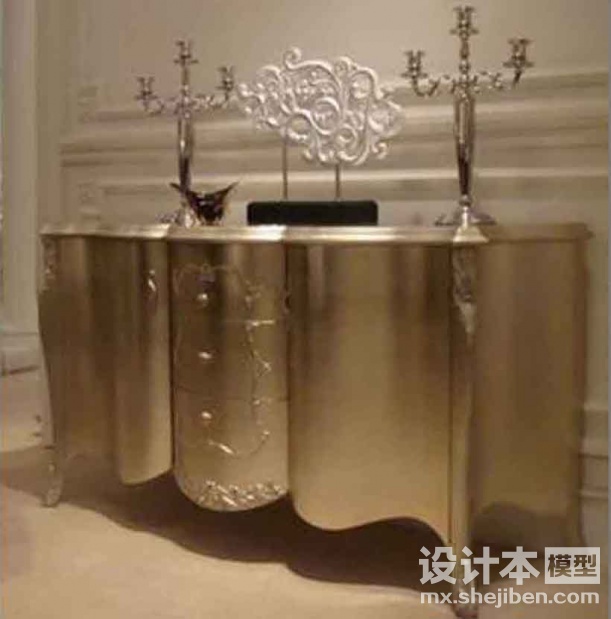 玄关柜3d模型下载