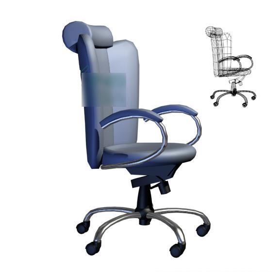 办公椅3d模型下载