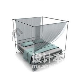 床3d模型下载