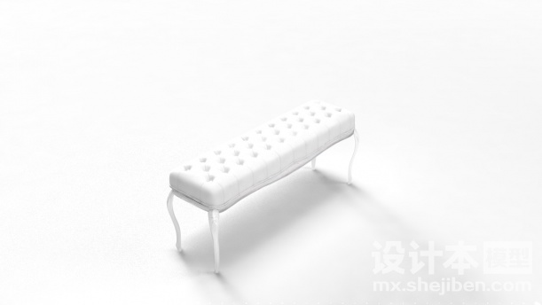 欧式床榻3d模型下载