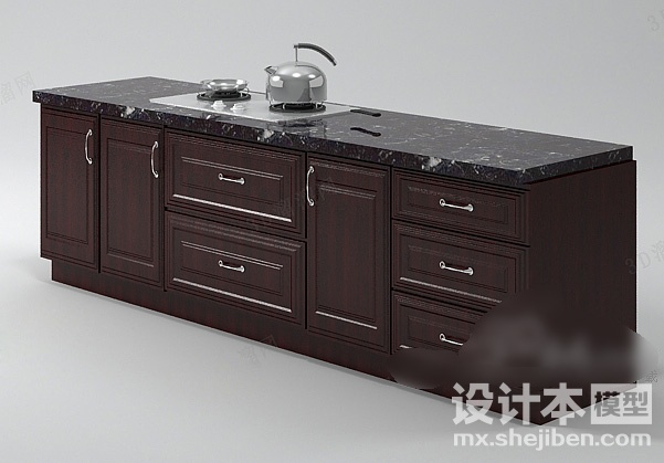 橱柜3d模型下载