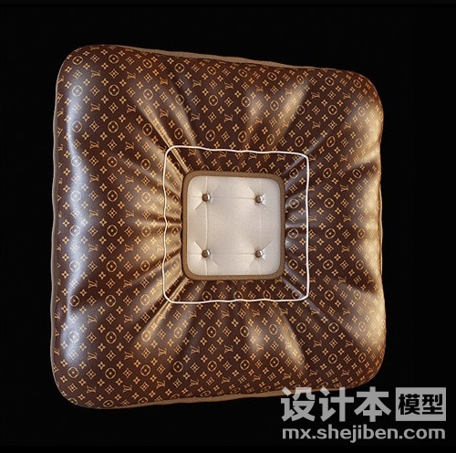 靠垫3d模型下载