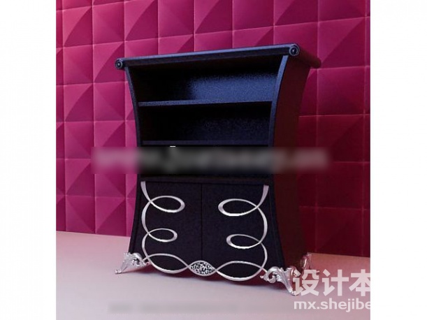 玄关厅柜3d模型下载