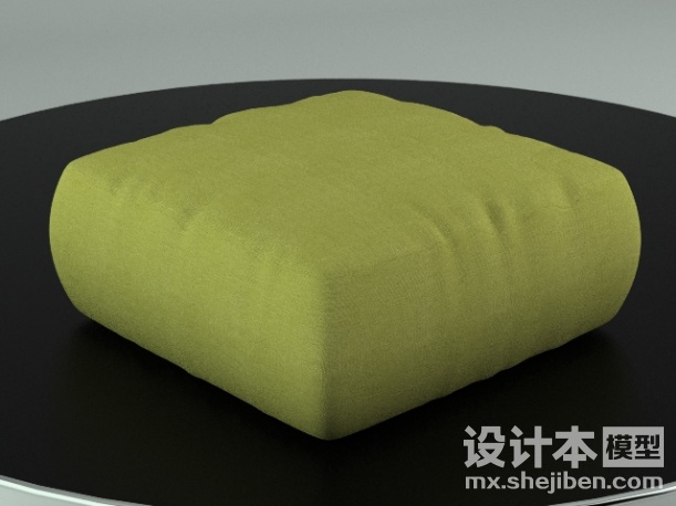 沙发凳3d模型下载