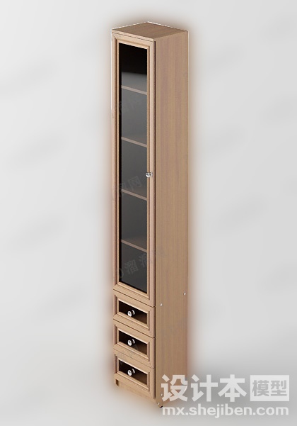 酒柜3d模型下载