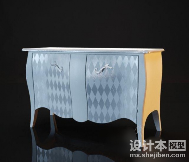 玄关厅柜3d模型下载
