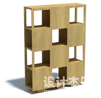 书架3d模型下载