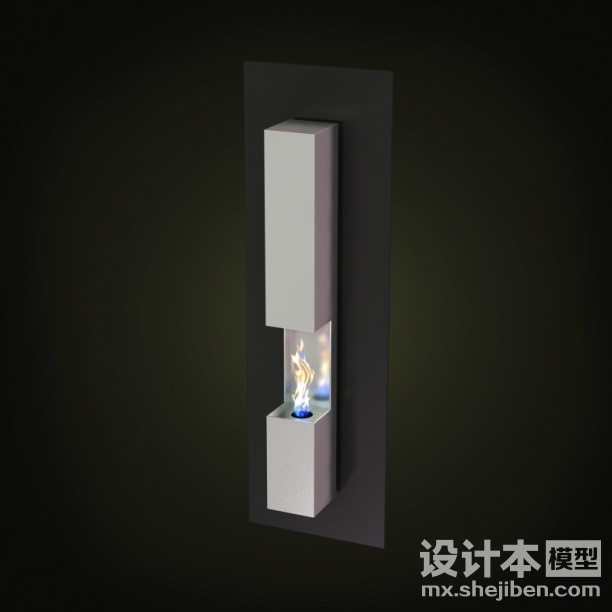 壁炉3d模型下载