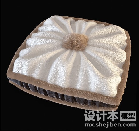 靠垫3d模型下载