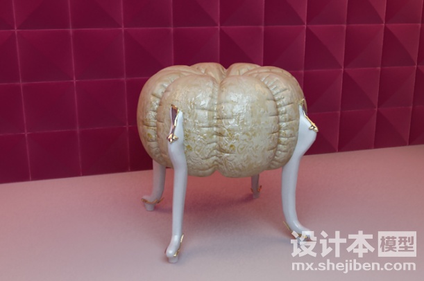 凳子3d模型下载