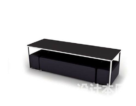 沙发凳3d模型下载