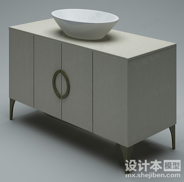 洗手盆3d模型下载