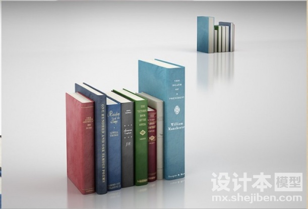 书3d模型下载