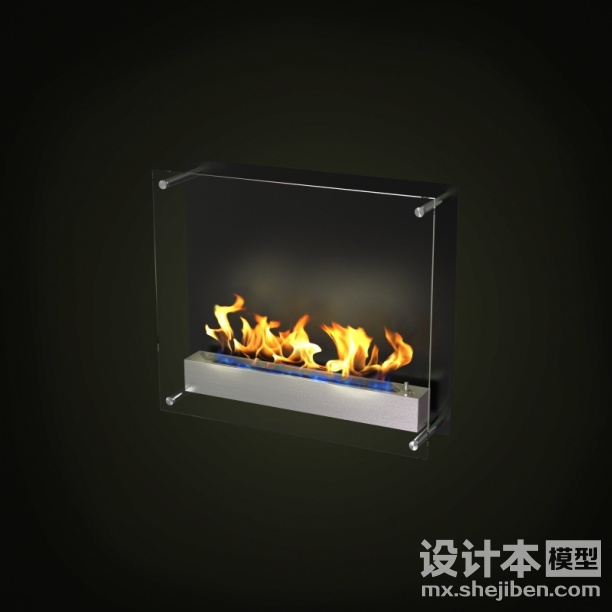 壁炉3d模型下载
