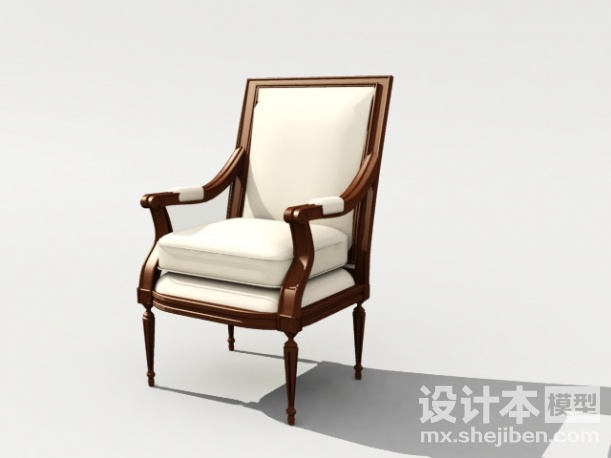 休闲椅3d模型下载