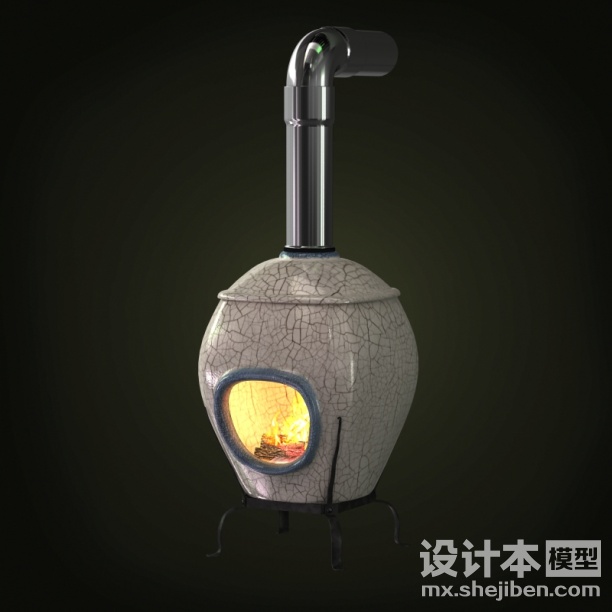 壁炉3d模型下载