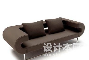 双人沙发3d模型下载