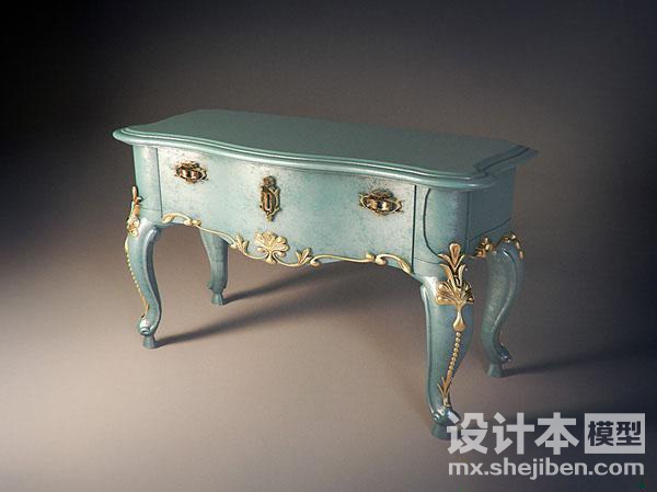 梳妆台3d模型下载