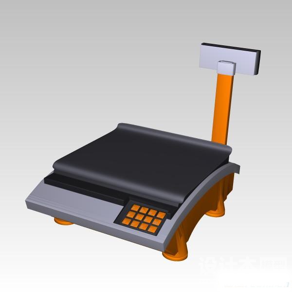 电子秤3d模型下载