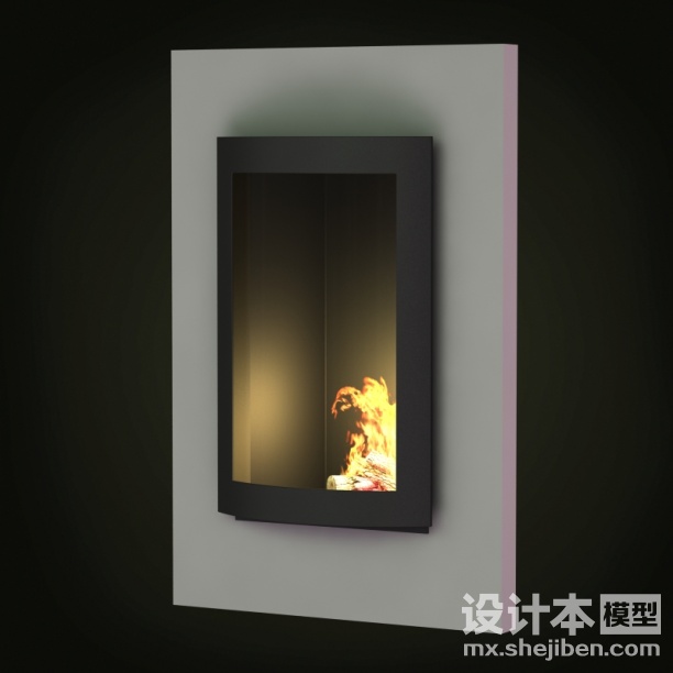 壁炉3d模型下载