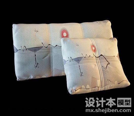 枕头3d模型下载