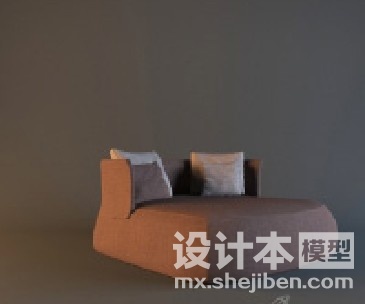 双人沙发3d模型下载