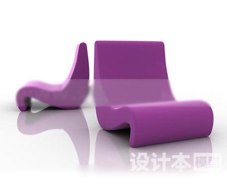 休闲椅3d模型下载